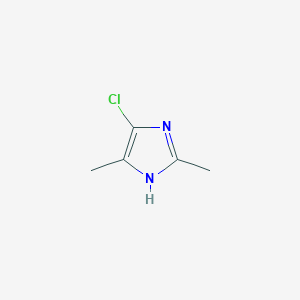 molecular formula C5H7ClN2 B14147055 5-Chloro-2,4-dimethyl-1H-imidazole CAS No. 16265-08-0