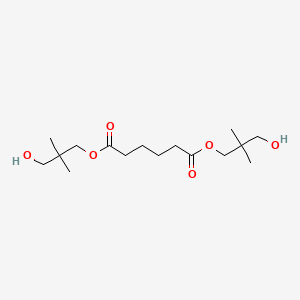molecular formula C16H30O6 B14147152 Bis(3-hydroxy-2,2-dimethylpropyl) hexanedioate CAS No. 4270-74-0