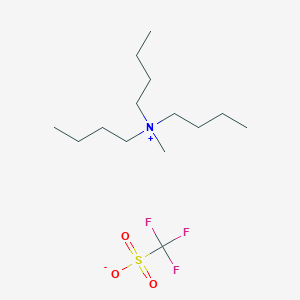 molecular formula C14H30F3NO3S B14147207 Tributylmethylammonium trifluoromethanesulfonate CAS No. 944557-37-3