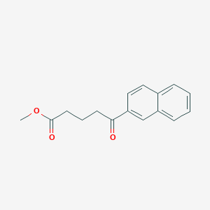 molecular formula C16H16O3 B14147229 Methyl I-oxo-2-naphthalenepentanoate CAS No. 13672-49-6