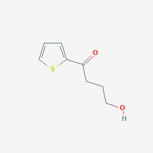 molecular formula C8H10O2S B14147232 1-Butanone, 4-hydroxy-1-(2-thienyl)- CAS No. 75288-42-5