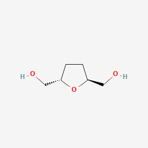 molecular formula C6H12O3 B14147268 2,5-Tetrahydrofurandimethanol, trans- CAS No. 81370-88-9