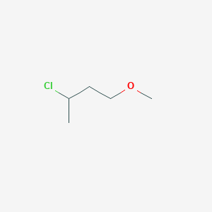 molecular formula C5H11ClO B14147492 3-Chloro-1-methoxybutane CAS No. 3565-66-0
