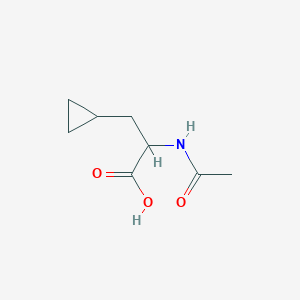 molecular formula C8H13NO3 B141475 2-Acetylamino-3-cyclopropylpropionic acid CAS No. 133992-69-5