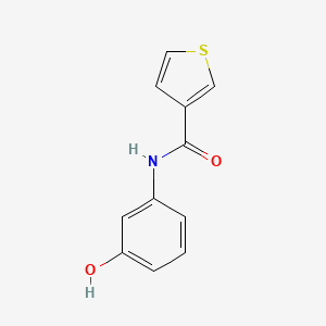 molecular formula C11H9NO2S B1414750 N-(3-hydroxyphenyl)thiophene-3-carboxamide CAS No. 1038266-33-9