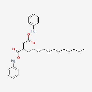 molecular formula C28H38Hg2O4 B14147515 Di(phenylmercury) dodecylsuccinate CAS No. 24806-32-4