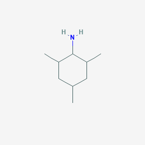 molecular formula C9H19N B14147639 2,4,6-Trimethylcyclohexanamine CAS No. 90726-11-7