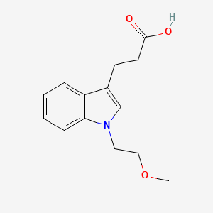 3-[1-(2-methoxyethyl)-1H-indol-3-yl]propanoic acid