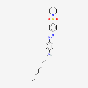 molecular formula C26H38N4O2S B14147672 N-nonyl-4-{(E)-[4-(piperidin-1-ylsulfonyl)phenyl]diazenyl}aniline CAS No. 736938-98-0