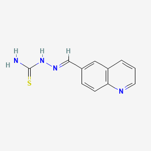 molecular formula C11H10N4S B14147713 6-Formylquinoline thiosemicarbazone CAS No. 3608-83-1