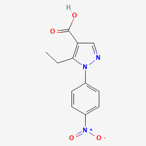 5-ethyl-1-(4-nitrophenyl)-1H-pyrazole-4-carboxylic acid