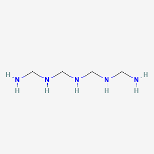 molecular formula C4H15N5 B14147781 N~1~,N~1'~-[Azanediylbis(methylene)]dimethanediamine CAS No. 7530-86-1