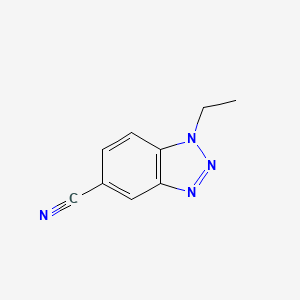 1-Ethyl-1,2,3-benzotriazole-5-carbonitrile