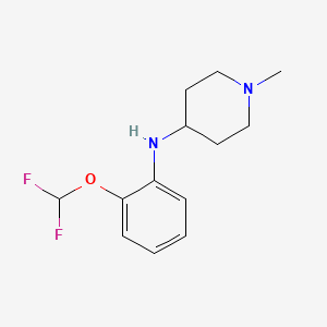 N-[2-(difluoromethoxy)phenyl]-1-methylpiperidin-4-amine