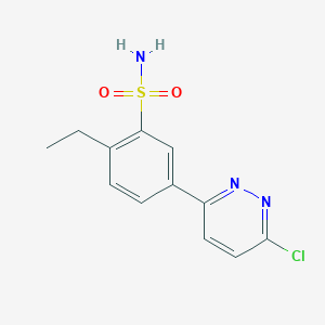 5-(6-Chloropyridazin-3-YL)-2-ethylbenzenesulfonamide