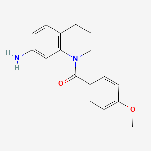1-(4-Methoxybenzoyl)-1,2,3,4-tetrahydroquinolin-7-amine