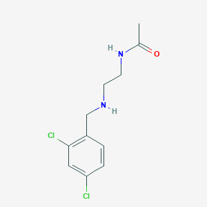 N-(2-{[(2,4-dichlorophenyl)methyl]amino}ethyl)acetamide