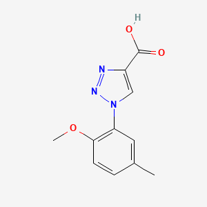 1-(2-Methoxy-5-methylphenyl)-1H-1,2,3-triazole-4-carboxylic acid