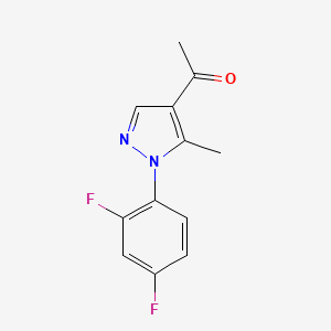 1-(1-(2,4-Difluorophenyl)-5-methyl-1H-pyrazol-4-yl)ethanone