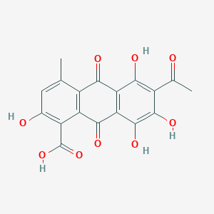 molecular formula C18H12O9 B14147992 Kermessaure CAS No. 476-35-7