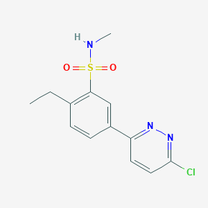 5-(6-Chloropyridazin-3-YL)-2-ethyl-N-methylbenzenesulfonamide