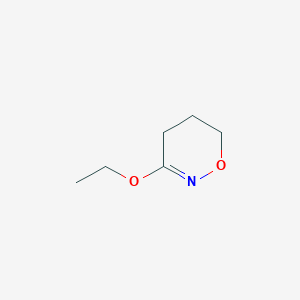 molecular formula C6H11NO2 B14148017 3-Ethoxy-5,6-dihydro-4H-1,2-oxazine CAS No. 89224-40-8