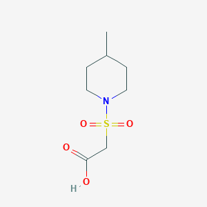 2-[(4-Methylpiperidin-1-yl)sulfonyl]acetic acid