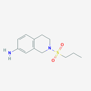 2-(Propylsulfonyl)-1,2,3,4-tetrahydroisoquinolin-7-amine