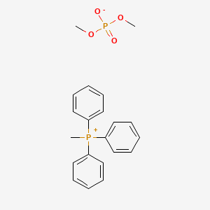molecular formula C21H24O4P2 B14148157 Methyltriphenylphosphonium dimethyl phosphate CAS No. 20445-91-4