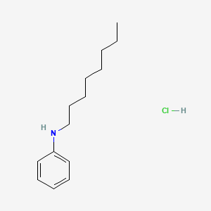 molecular formula C14H24ClN B14148181 N-Octylaniline hydrochloride CAS No. 4015-78-5