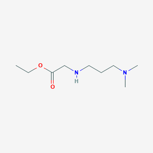 molecular formula C9H20N2O2 B14148185 N-[3-(Dimethylamino)propyl]glycine ethyl ester CAS No. 7568-53-8