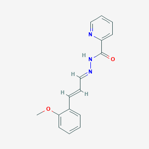 molecular formula C16H15N3O2 B14148223 N'-[(1E,2E)-3-(2-methoxyphenyl)prop-2-en-1-ylidene]pyridine-2-carbohydrazide 