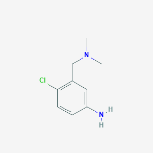 4-Chloro-3-[(dimethylamino)methyl]aniline