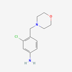 3-Chloro-4-(morpholin-4-ylmethyl)aniline