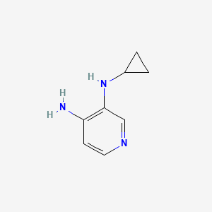 molecular formula C8H11N3 B14148316 N3-cyclopropylpyridine-3,4-diamine CAS No. 1314928-42-1