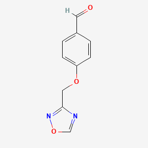 4-(1,2,4-Oxadiazol-3-ylmethoxy)benzaldehyde