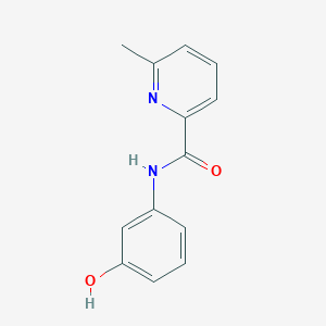 molecular formula C13H12N2O2 B1414837 N-(3-hydroxyphenyl)-6-methylpyridine-2-carboxamide CAS No. 1038243-81-0