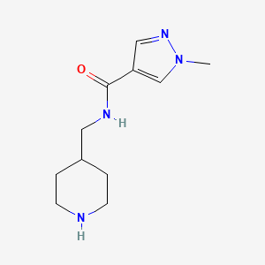 1-methyl-N-(piperidin-4-ylmethyl)-1H-pyrazole-4-carboxamide