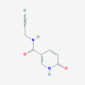 6-oxo-N-(prop-2-yn-1-yl)-1,6-dihydropyridine-3-carboxamide