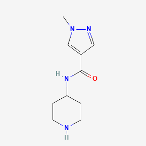 1-methyl-N-(piperidin-4-yl)-1H-pyrazole-4-carboxamide
