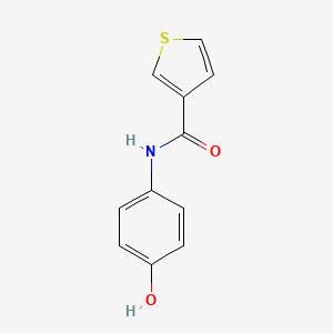 N-(4-hydroxyphenyl)thiophene-3-carboxamide