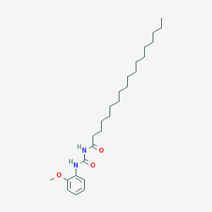 molecular formula C26H44N2O3 B14148519 n-[(2-Methoxyphenyl)carbamoyl]octadecanamide CAS No. 6947-54-2