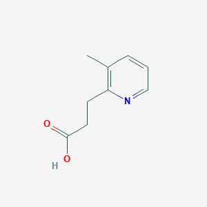 molecular formula C9H11NO2 B1414853 3-(3-Methylpyridin-2-yl)propanoic acid CAS No. 70580-10-8