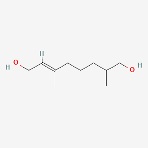 molecular formula C10H20O2 B14148530 (E)-3,7-dimethyloct-2-ene-1,8-diol CAS No. 66113-31-3