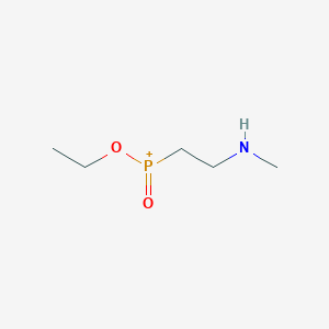 molecular formula C5H13NO2P+ B14148678 Ethoxy[2-(methylamino)ethyl]oxophosphanium CAS No. 89175-76-8
