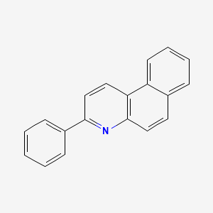 molecular formula C19H13N B14148689 3-Phenylbenzo[f]quinoline CAS No. 4067-83-8