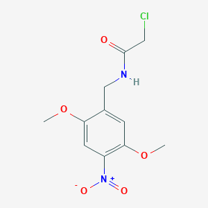 2-chloro-N-(2,5-dimethoxy-4-nitrobenzyl)acetamide