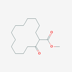 molecular formula C16H28O3 B14148724 Methyl 2-oxocyclotetradecane-1-carboxylate CAS No. 3603-98-3