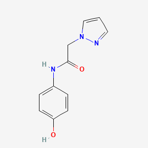 N-(4-hydroxyphenyl)-2-(1H-pyrazol-1-yl)acetamide
