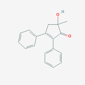 molecular formula C18H16O2 B14148745 5-Hydroxy-5-methyl-2,3-diphenylcyclopent-2-en-1-one CAS No. 88964-81-2